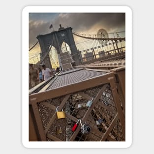 Brooklyn Bridge Manhattan NYC Sticker
